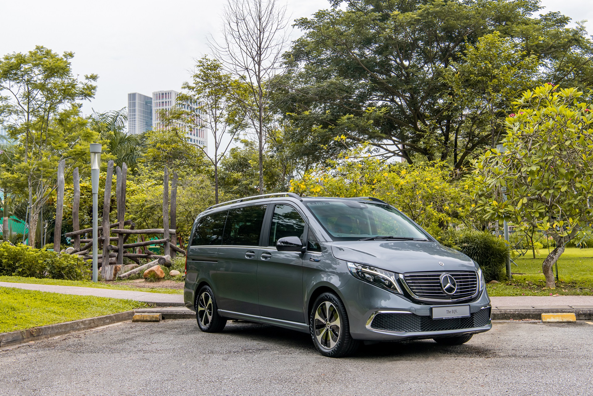The New Electric Mercedes Benz The EQV Has Arrived In Singapore